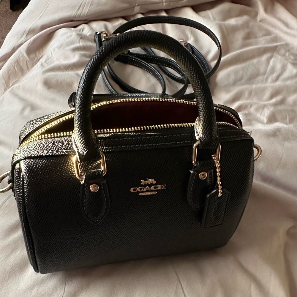 Coach mini Rowan satchel.